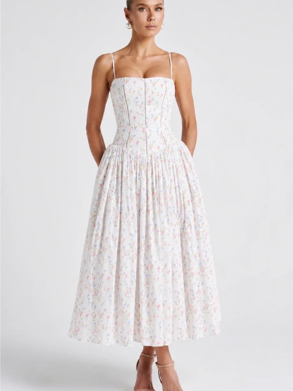 HOUSE OF CB Ysabella Floral Maxi Sundress